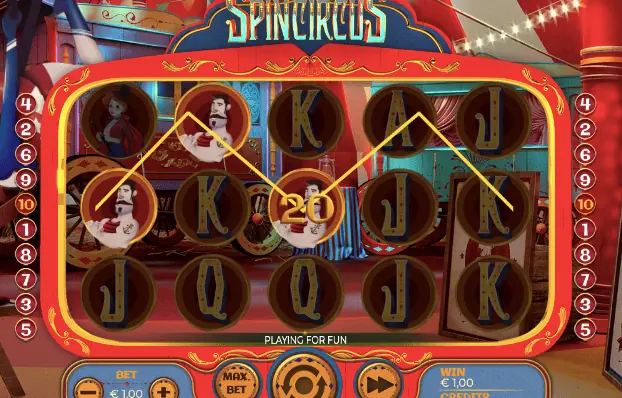 SpinCircus игровой автомат